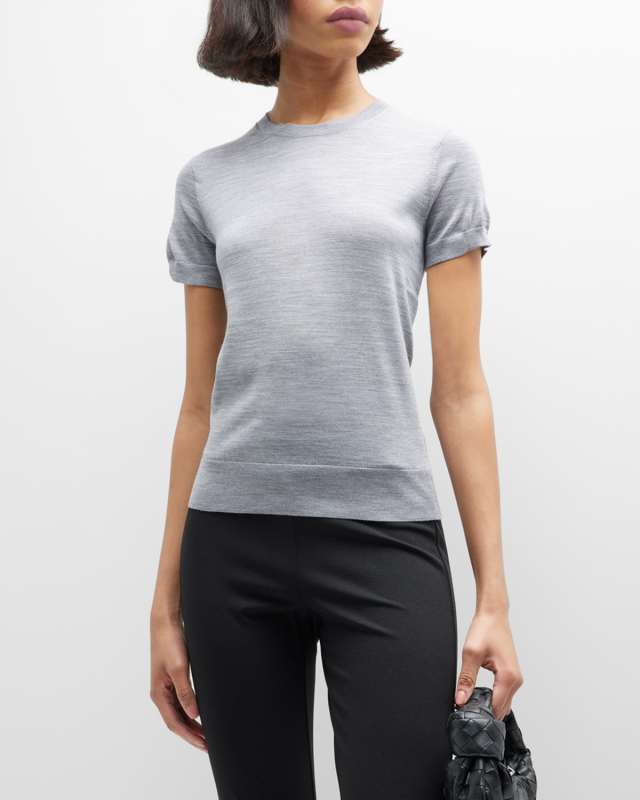 Basic Regal Wool Short-Sleeve T
